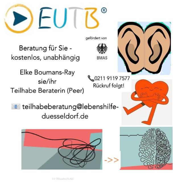 EUTB Beratung für Sie kostenlos, unabhängig