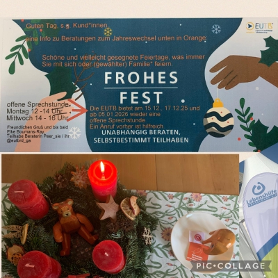 Weihnachtsgrüße und Sprechzeiten bis 17.12.25 und ab 05.01.2026